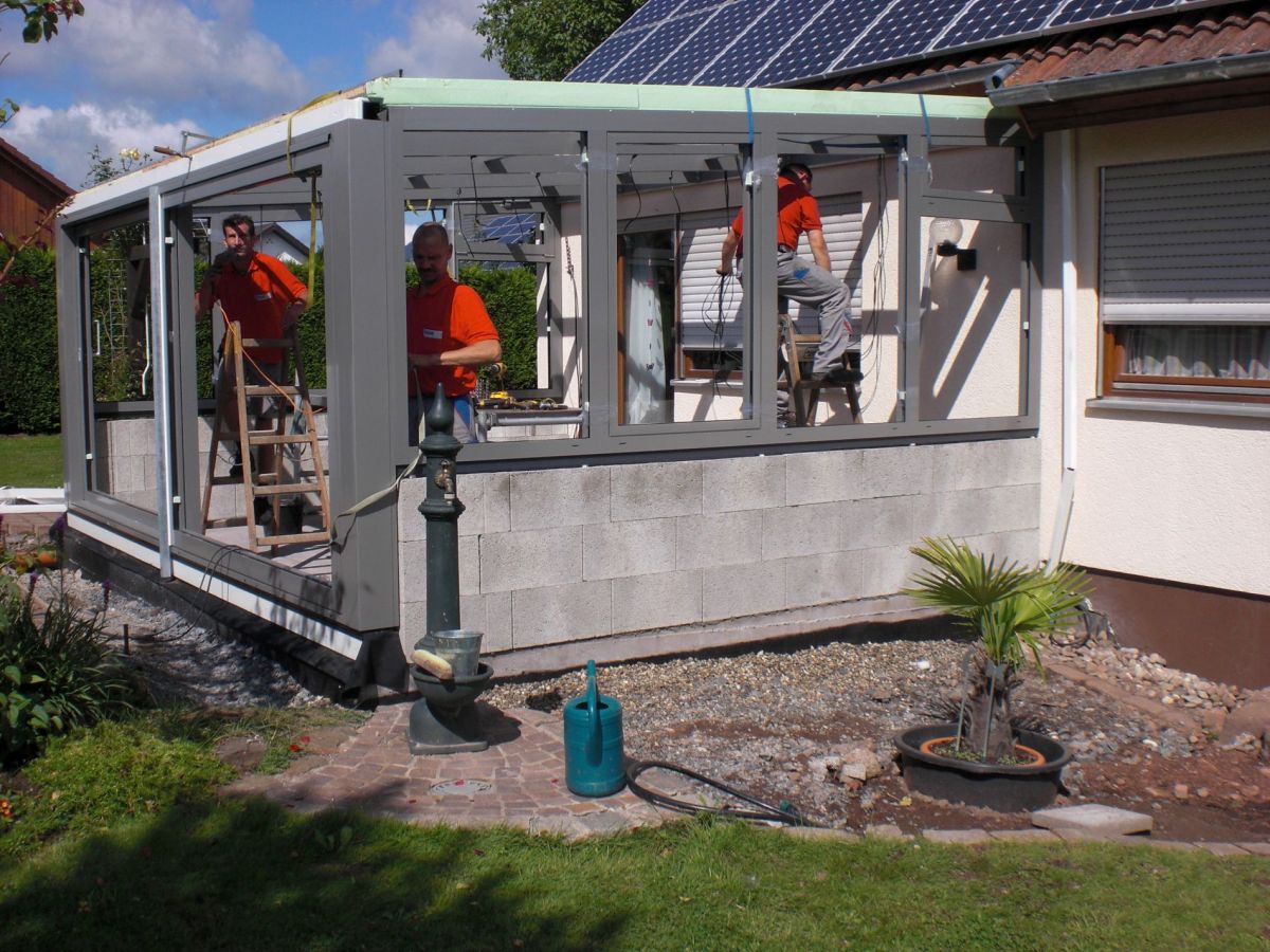 Wintergarten in Wüstenrot von BAUKO-tec